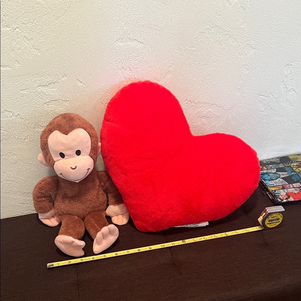 #1202* Curious George Brown Plush Toy - Picture 6 of 12